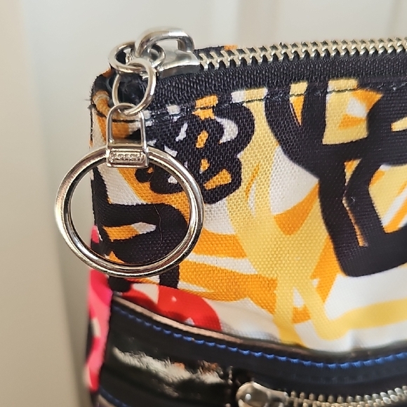 Coach Poppy Graphic Blossom Graffiti Glam Tote - Picture 9 of 16